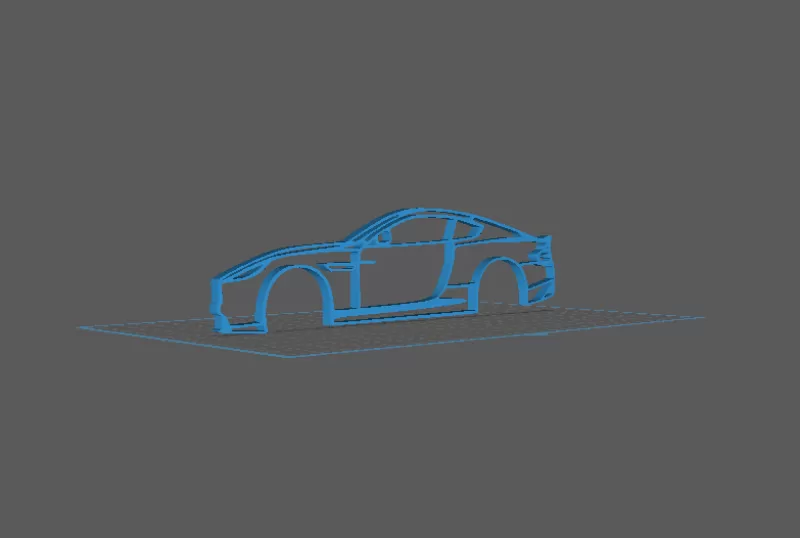 Aston Martin - DB9 Wall Art - Model preview 1