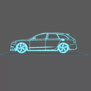 Audi - RS6 Wall Art