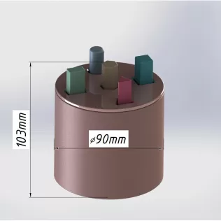 Montessori Interactive Color and Shape Sorting Kit 4-in-1 Set 3D - Model thumbnail 24
