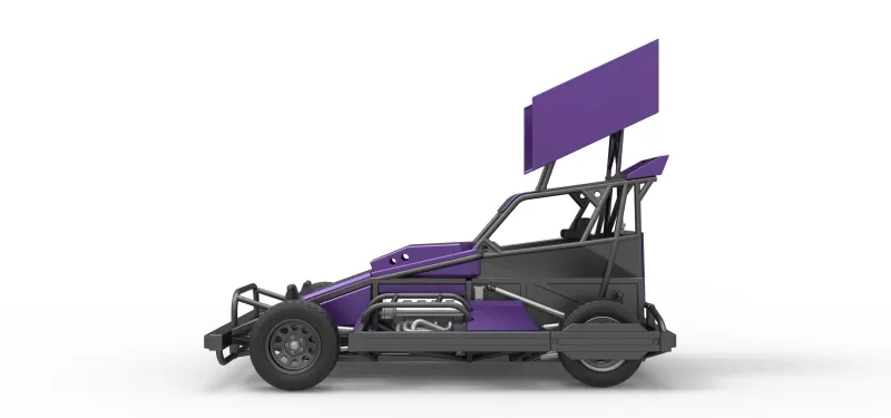 New Zealand Superstock car Version 4 Scale 1:25 - Model preview 9