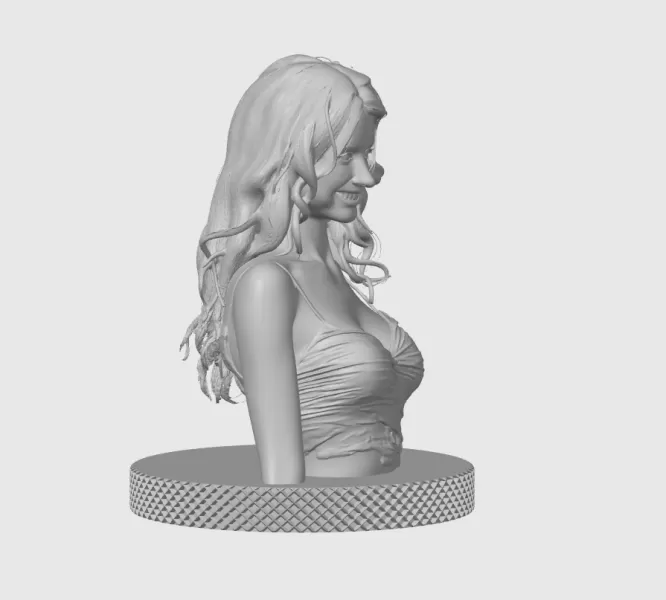 Alice Greczyn 3D Bust Print - Model preview 9