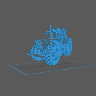 Tractor - Fendt Favorit 824 Wall Art - Model thumbnail 1