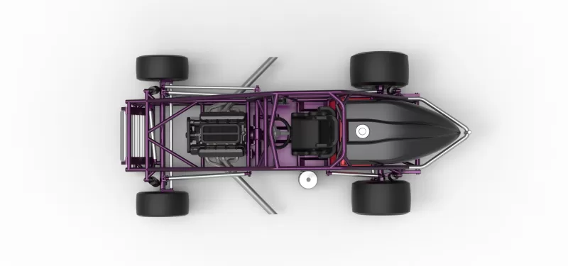 Experimental Pavement Silver Crown Car Base Version 2 Scale 1:25 - Model preview 11