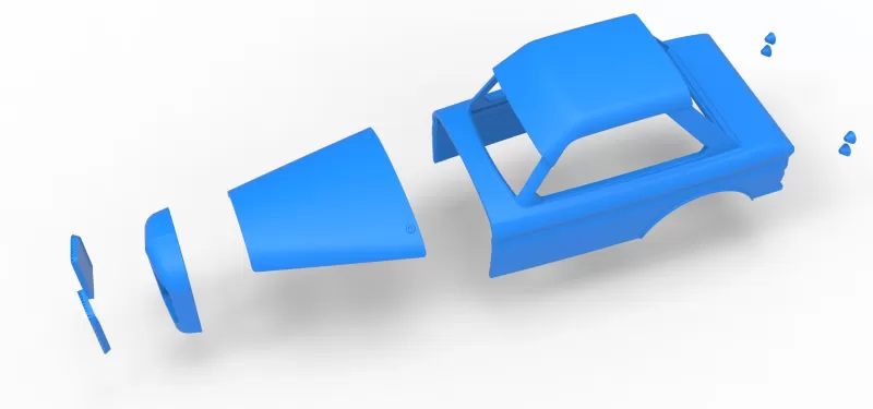 Shell of New Zealand Vintage Stock car Scale 1:25 - Model preview 15