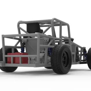 Dwarf car Base Version 2 Scale 1:25 - Model thumbnail 19