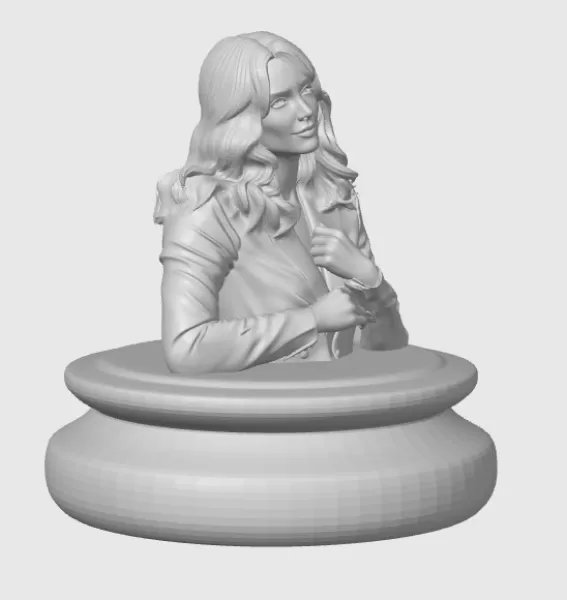 Keira Knightley 3D Bust Print - Model preview 7