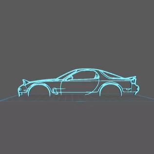 Mazda - RX-7 Wall Art