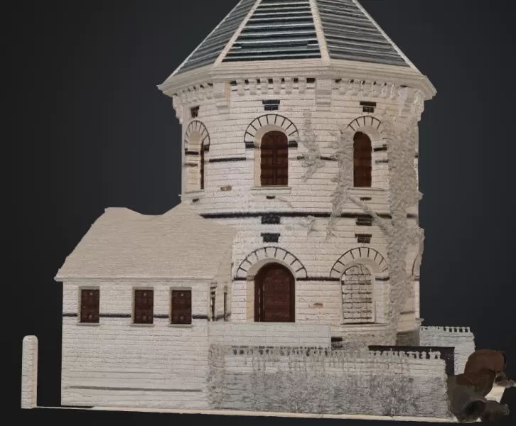 Wehrturm rund - Model preview 1