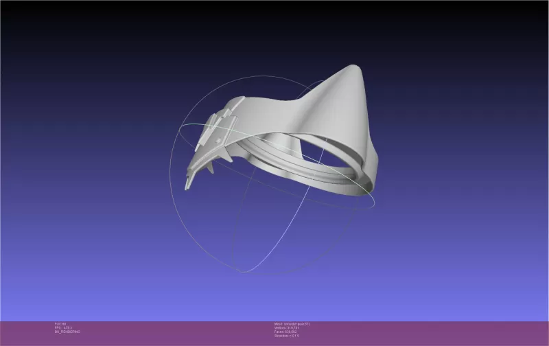 Dr Stone Xeno Henchmen Shoulder Gear - Model preview 3
