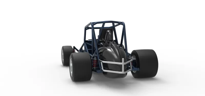 Sprint car Base Version 2 Scale 1:25 - Model preview 14