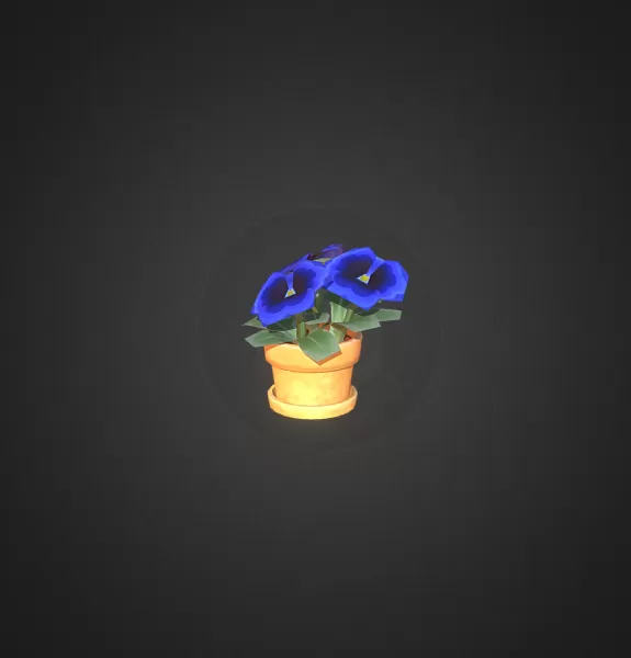 BROKEN Animal Crossing Winter Flowers - Model preview 2