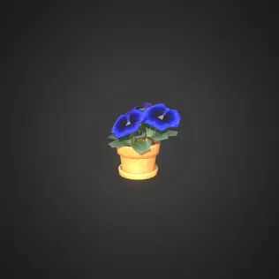 BROKEN Animal Crossing Winter Flowers - Model thumbnail 2