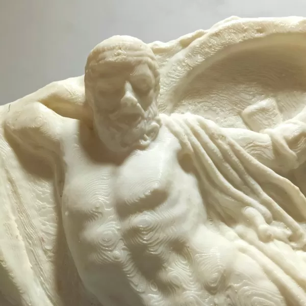 Relief of Fallen Warrior - Model preview 3