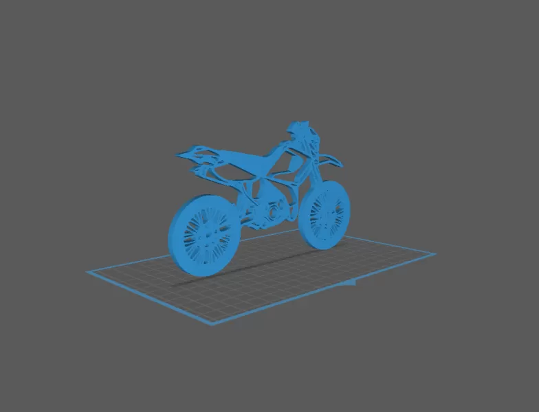 Yamaha - DT 125 Wall Art - Model preview 1