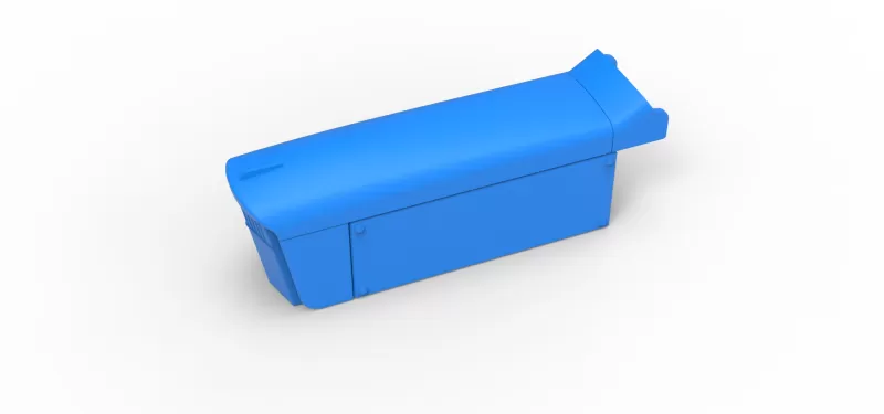 Hood of Pulling tractor Version 2 Scale 1:25 - Model preview 2