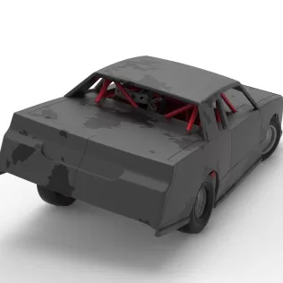 IMCA Stock car while turning Scale 1:25 - Model thumbnail 18