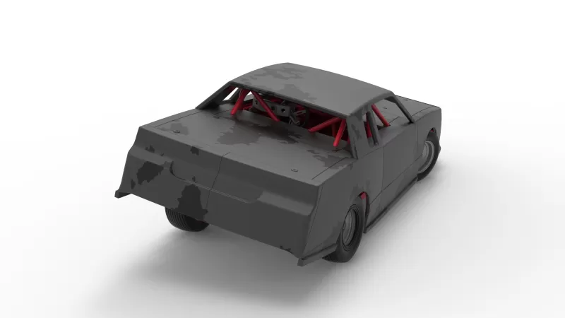 IMCA Stock car while turning Scale 1:25 - Model preview 18