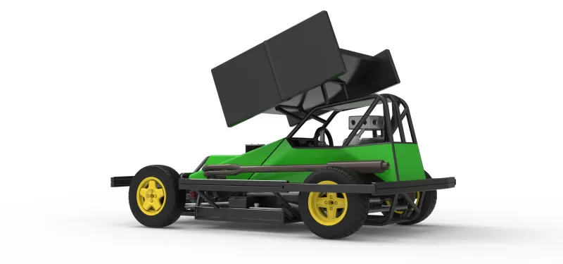 BriSCA Formula 2 Stock Car Scale 1:25 - Model preview 13