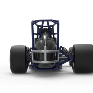 Pavement Silver Crown Car Base Version 2 Scale 1:25 - Model thumbnail 16