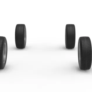 Wheel Set of New Zealand Vintage Stock car Scale 1:25 - Model thumbnail 3