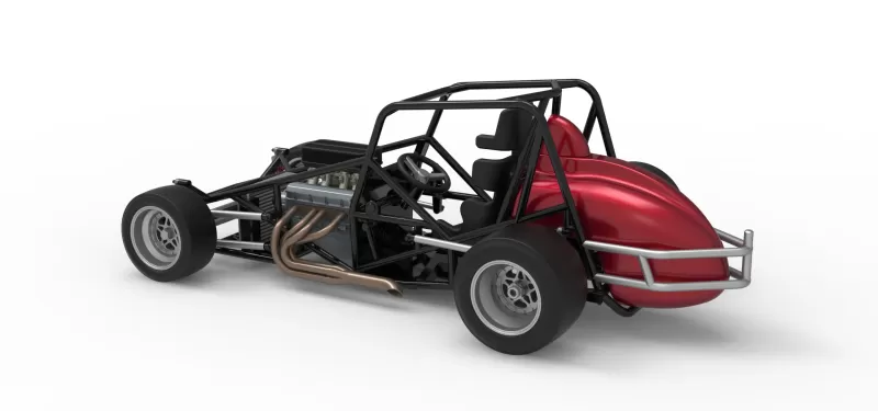 Pavement Silver Crown Car Base Version 3 Scale 1:25 - Model preview 12