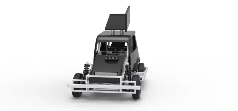 New Zealand Ministock car Version 3 Scale 1:25 - Model preview 5