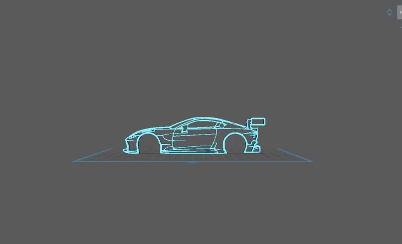 Aston Martin - AMR GT3 2018 Wall Art - Model preview 1