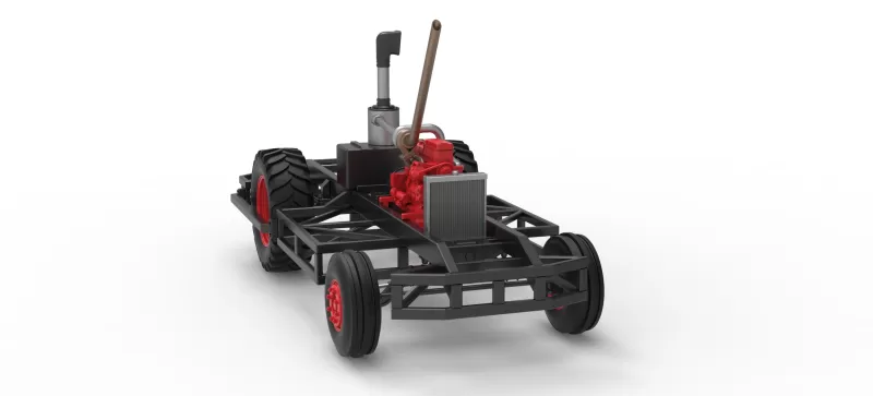 Chassis of Racing Combine Harvester Scale 1:25 - Model preview 12