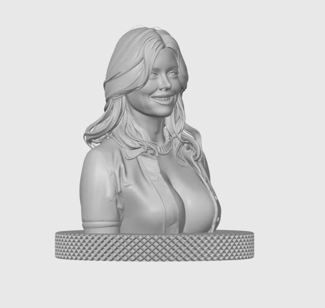 Jessica Biel 3D Bust Print - Model preview 10