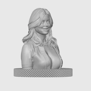 Jessica Biel 3D Bust Print