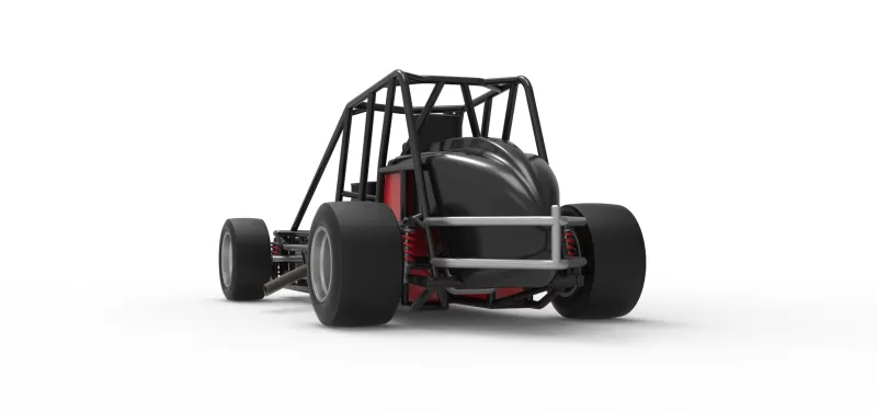 Experimental Pavement Silver Crown Car Base Scale 1:25 - Model preview 14