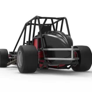 Experimental Pavement Silver Crown Car Base Scale 1:25 - Model thumbnail 14