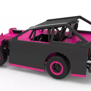 Mod Lite Race car Version 2 Scale 1:25 - Model thumbnail 12