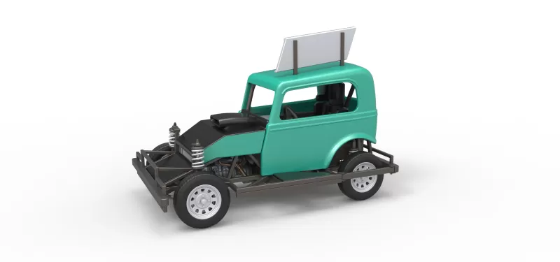 New Zealand Ministock car Scale 1:25 - Model preview 1