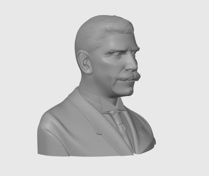 Ivan Vazov 3D STL (Иван Вазов) - Model preview 2
