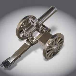 Gatling Gun #RoZ - Model thumbnail 6