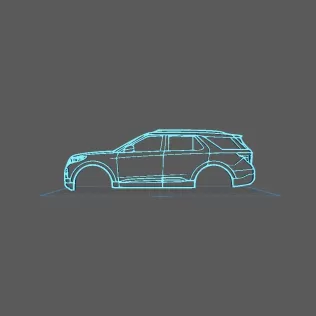 Ford - Explorer 2020 Wall Art