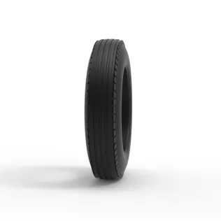 Front tire of Vintage Champ car Version 1 Scale 1:25 - Model thumbnail 3