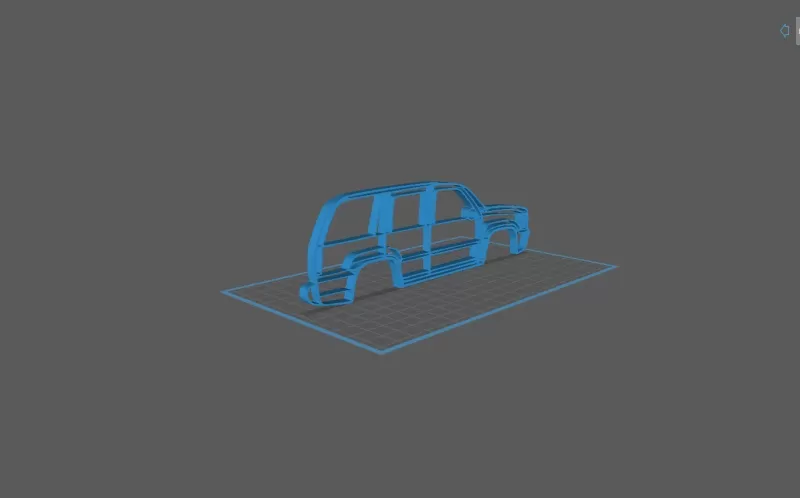 Cadillac - Escalade 1999 Wall Art - Model preview 2