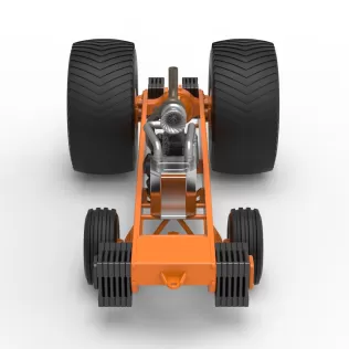 Pro Stock Pulling Tractor Base Version 2 Scale 1:25 - Model thumbnail 6