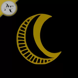 Simple Moon Symbol - 2D Art