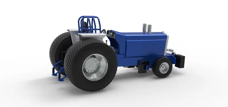 Pro Stock Pulling Tractor Version 5 Scale 1:25 - Model preview 17