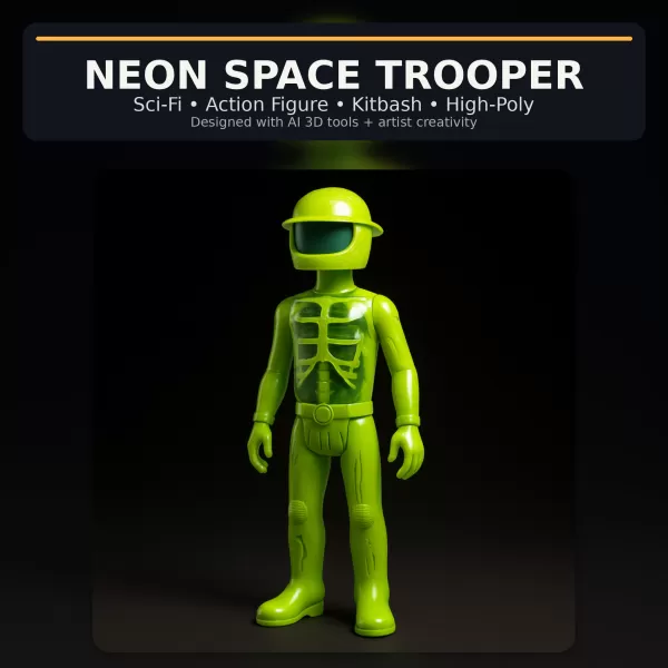 Stylized Character Collection Vol. 01 – Kitbash High-Poly 3D Mod - Model preview 14