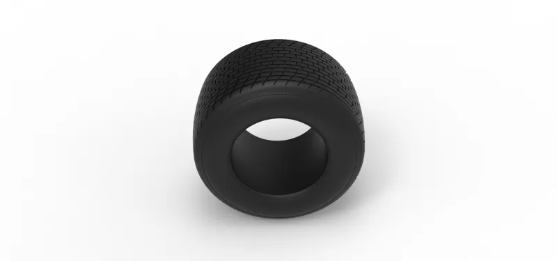 Dirt Sprint racing tire 26 Scale 1:25 - Model preview 6