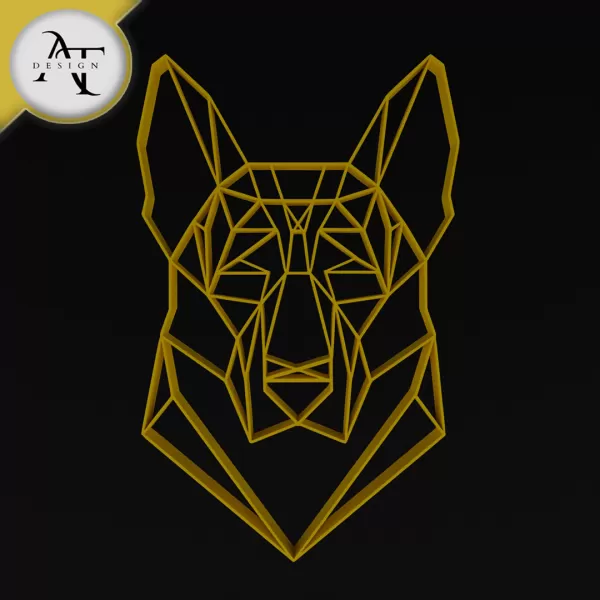 Dog - 2D Wall Art Decor - Model preview 1