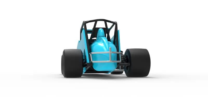 Pavement Sprint car Version 2 Scale 1:25 - Model preview 15