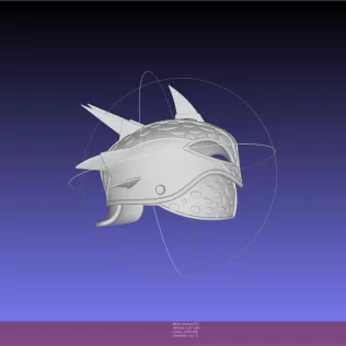 How To Train Your Dragon Astrid Dragon Scale Armor Helmet - Model thumbnail 2