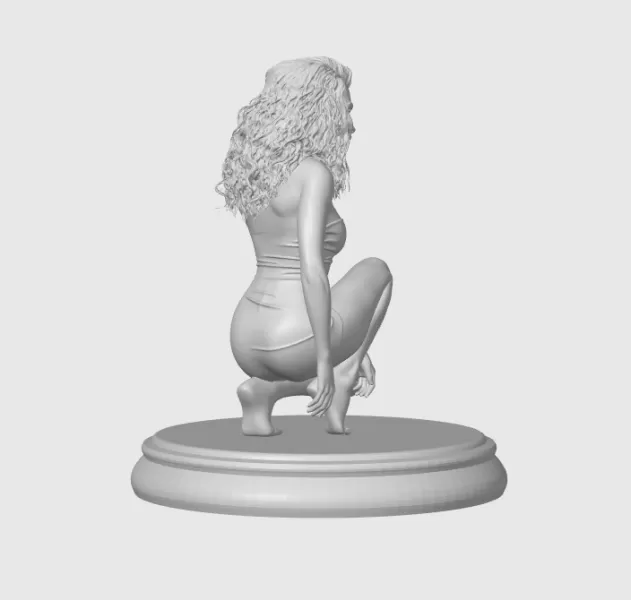 Scarlett Johansson 3D - Model preview 5