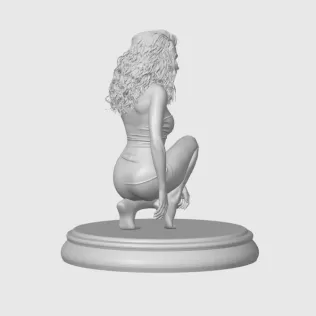 Scarlett Johansson 3D - Model thumbnail 5