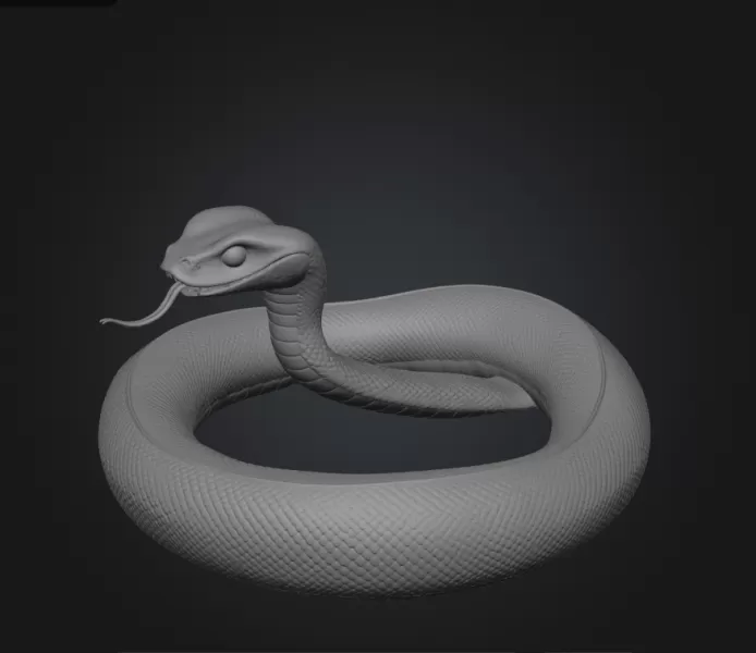 Ornamental Snake - Model preview 1
